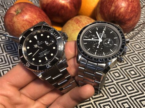 omega moonwatch rolex submariner|rolex vs omega speedmaster.